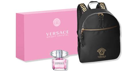 versace woman perfurm|women versace perfume with backpack.